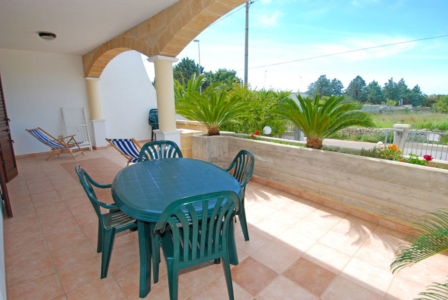 Terrazza2-VillaIppazio1-Casa vacanze Pescoluse